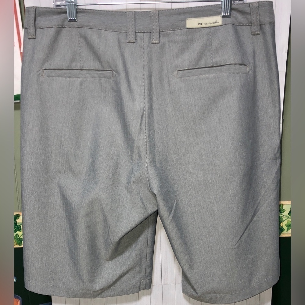 Travis Mathew Gray Herringbone Polyester Blend Fl… - image 8